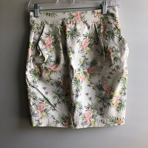 Zara basic midi skirt